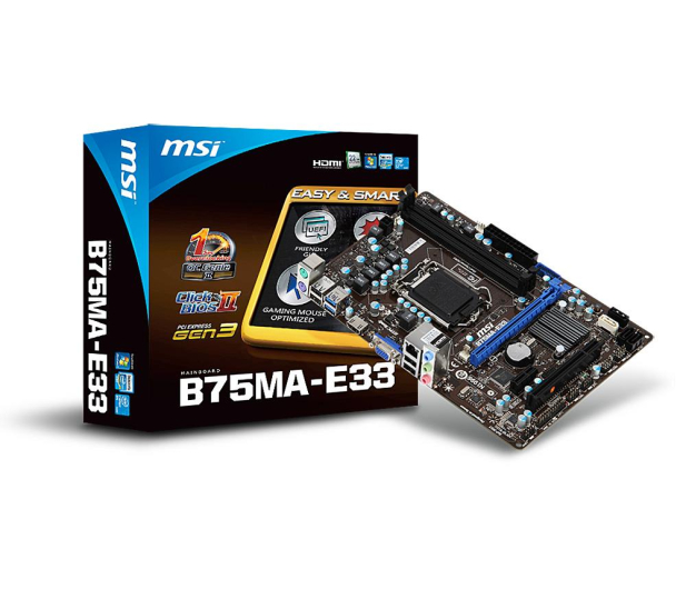 MSI B75MA-E33 (B75 PCI-E DDR3) - 103441 - zdjęcie 4